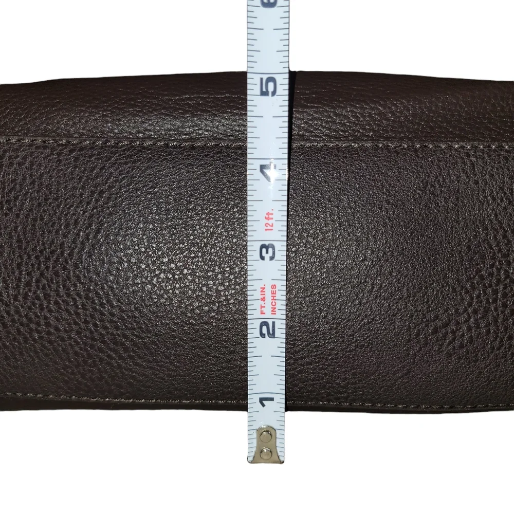 The Sak Women's 2 Tone Brown Pebbled Leather Hobo Shoulder Bag